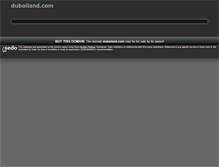 Tablet Screenshot of dubailand.com